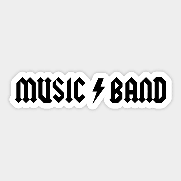 Music Band Lightning Bolt Sticker by Movie Vigilante